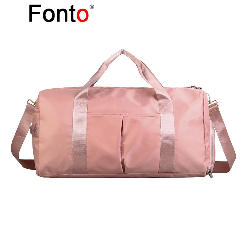 Fonto Light Business Travel Bag Men's Hand Luggage Bag Short-distance Travel Shoulder Bag Leisure Fitness Bag 2021 New