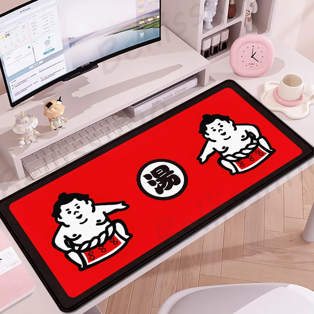 

Japanese Art Desk Mat Laptop Office Gaming Mouse Pad Playmat Carpet Gamer Keyboard Mats Computer Carpet Japan Mask Mousepad Xxl