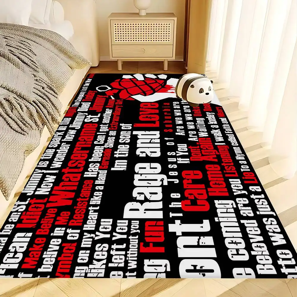 G-Green Day Floor Mat Retro Multiple Choice Living Room Kitchen Rug Non-Slip Modern Home Decor
