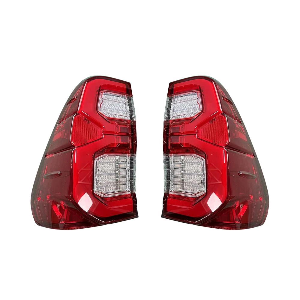 Car LED Taillight Tail Rear Lamp Light Assembly For Hilux Revo Rocco 2015-2023 Tail Light DRL Brake Signal Reverse Light