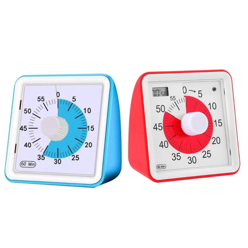 

Visual Clocks Kitchen Timers Cooking Timers Plastic Material Visual Timers Perfect for Cooking Sleepings Outdoor Dropshipping