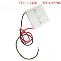 1pc TEC1-12706 12705 Thermoelectric Cooler Peltier 40*40MM 12V Elemente Module semiconductor refrigeration 12706 12705