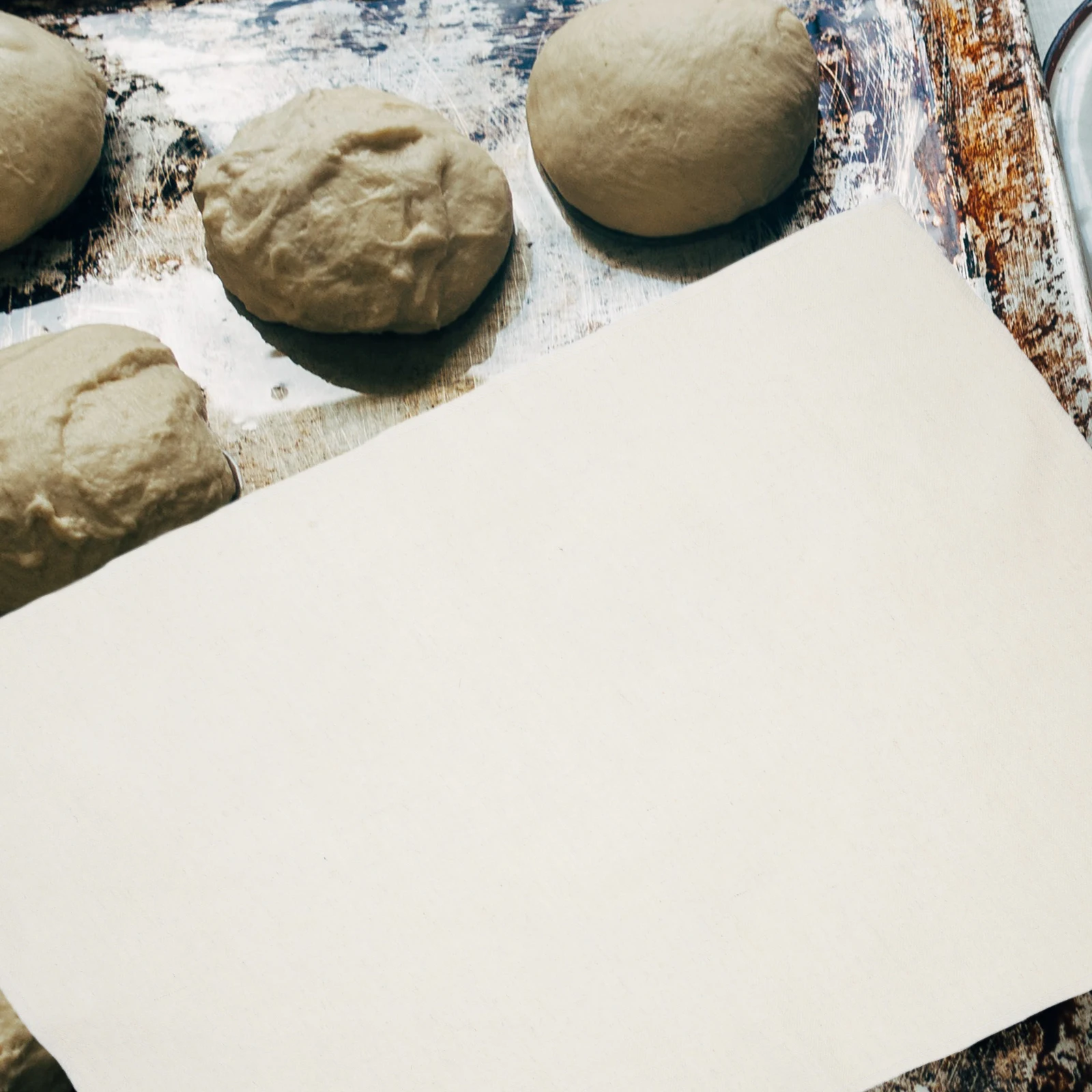 

2pcs Baking Fermented Cloth Thick Cotton Material Reusable Kitchen Bread Baking Cloth Non-Stick Dough Fermented Fabric For Bread