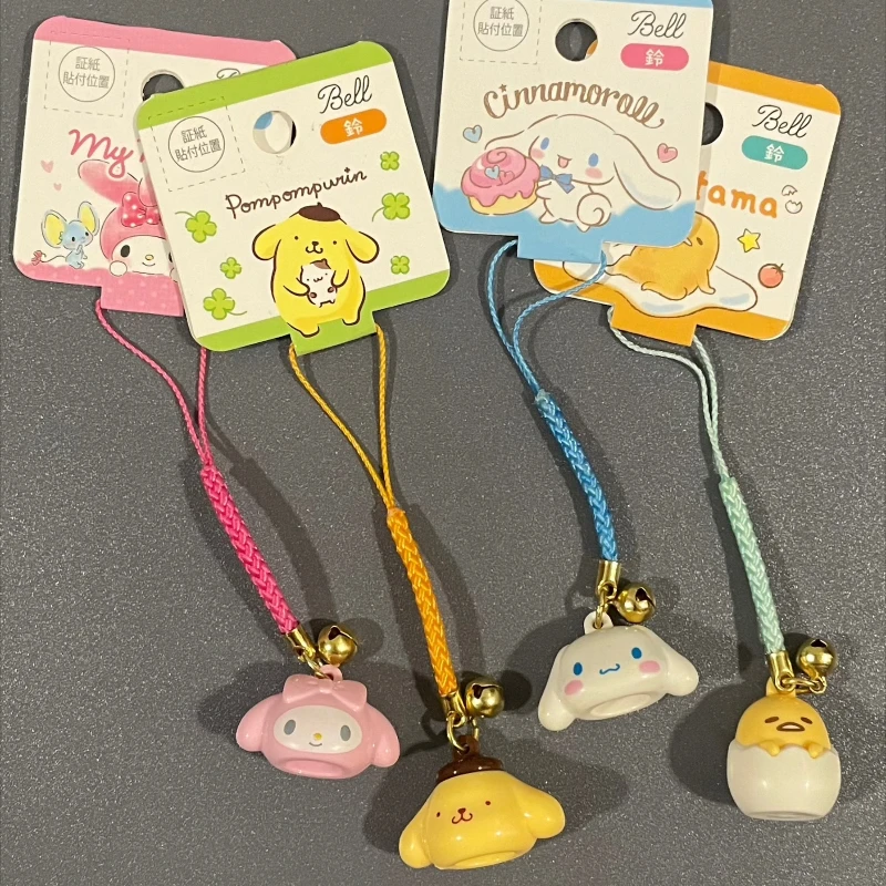 Персонажи Sanrio My Melody Pompompurin Pudding Dog Gudetama, модель куклы, милая сумка, кулон, брелок, детские кавайные подарки