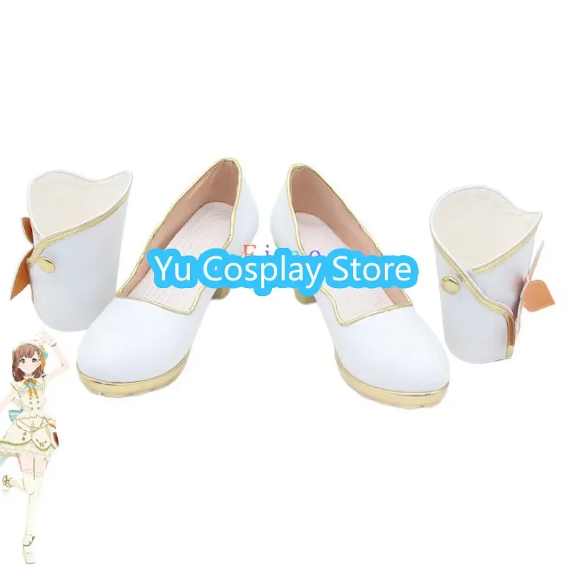 

Yu-Cosplay Hanasato Minori Cosplay Shoes Cosplay Props PU Shoes Halloween Carnival Boots Custom Made