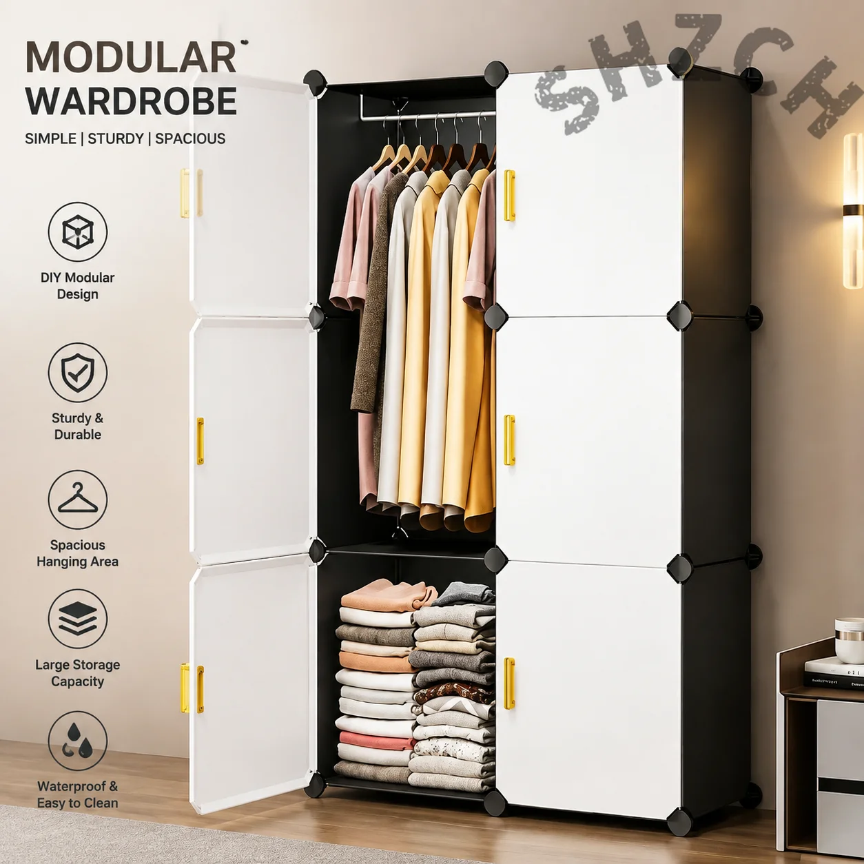 Living Room Clothes Wardrobe Closet Partitions Organizer Bedroom Wardrobe Display Storage Partition Muebles Lounge Furniture