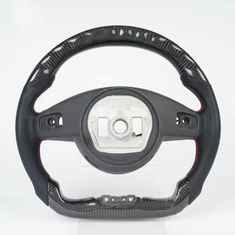 High Performance LED Carbon Fiber Steering Wheel Old Luxury Car Parts