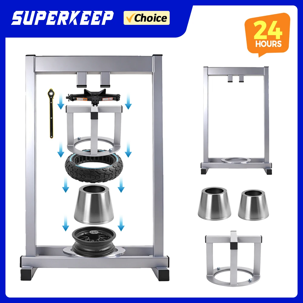 

Простой станок для прессования 8,5/10-дюймовых цельнолитых шин для самокатов Xiaomi M365 и Ninebot G30