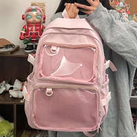 Japanese Ita Bag Style Transparent Backpack for Girls