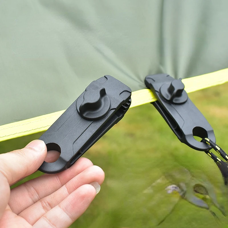 2023 New Tent additional pull point shark clip outdoor camping hook large tent clip windproof belt barb clip