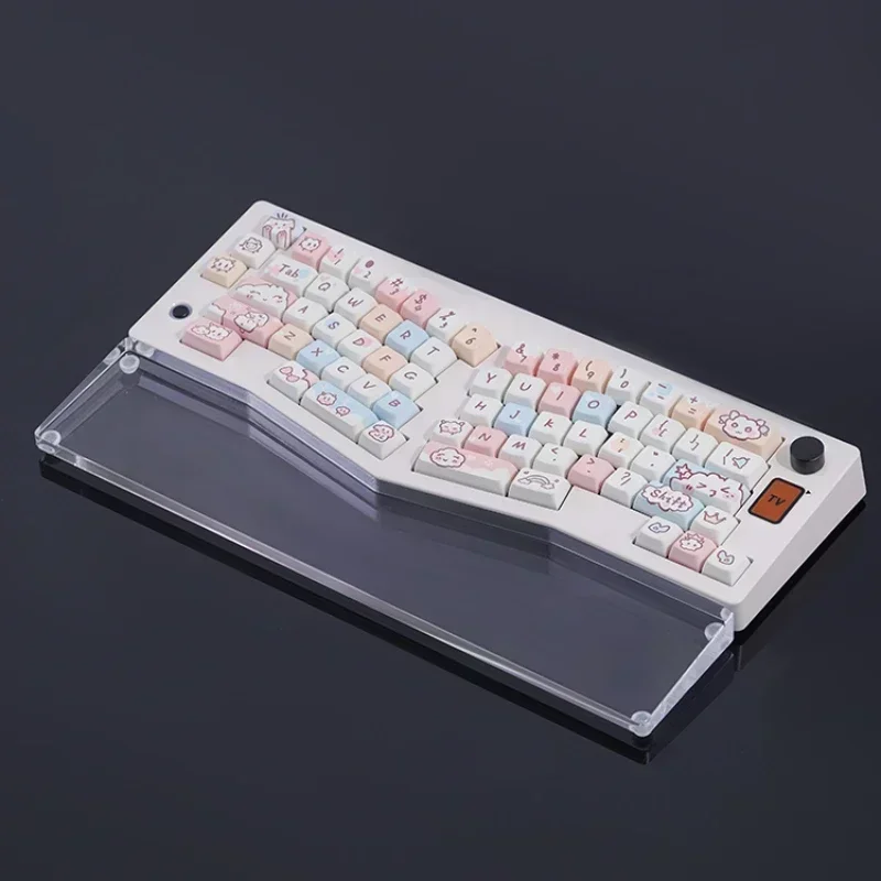 MiFuny ABM066 Keyboard Acrylic Hand Rest Custom Alice Minimalist Transparent Wrist Rest Ergonomics Palm Rest Wrist Pad Keyboard