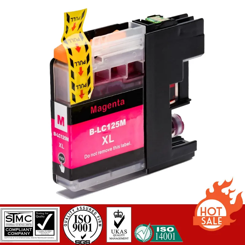 Compatible Ink Cartridge for Brother LC127 LC-127 LC125 LC-125 suit For Brother MFC-J4410DW/J4510DW/J4610DW /J4710DW/J6520DW