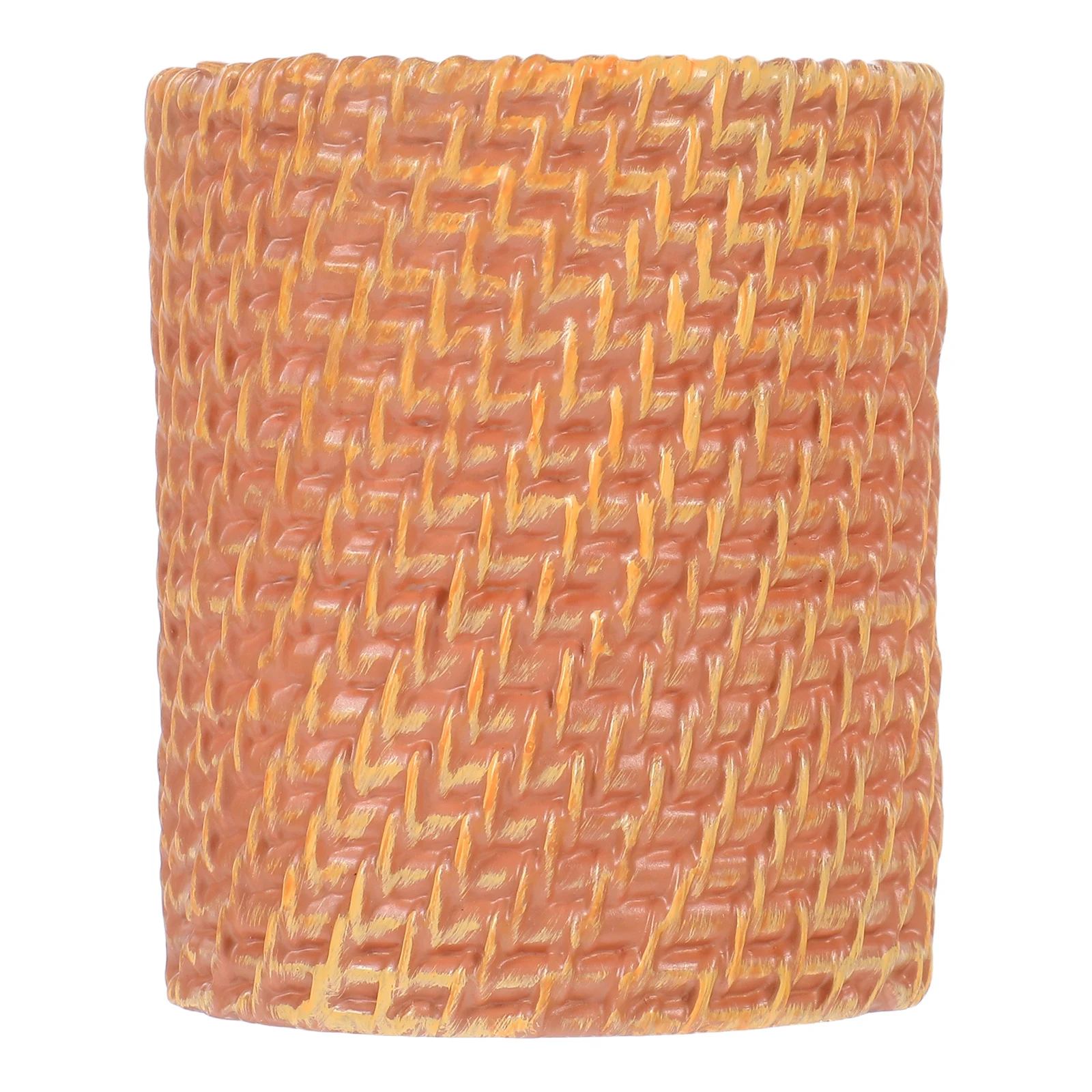 

Simulated Rattan Pen Holder Cylinder Vases for Centerpieces Cute Makeup Brush Cartoon Flower Vinyl Desktop Cup Holders