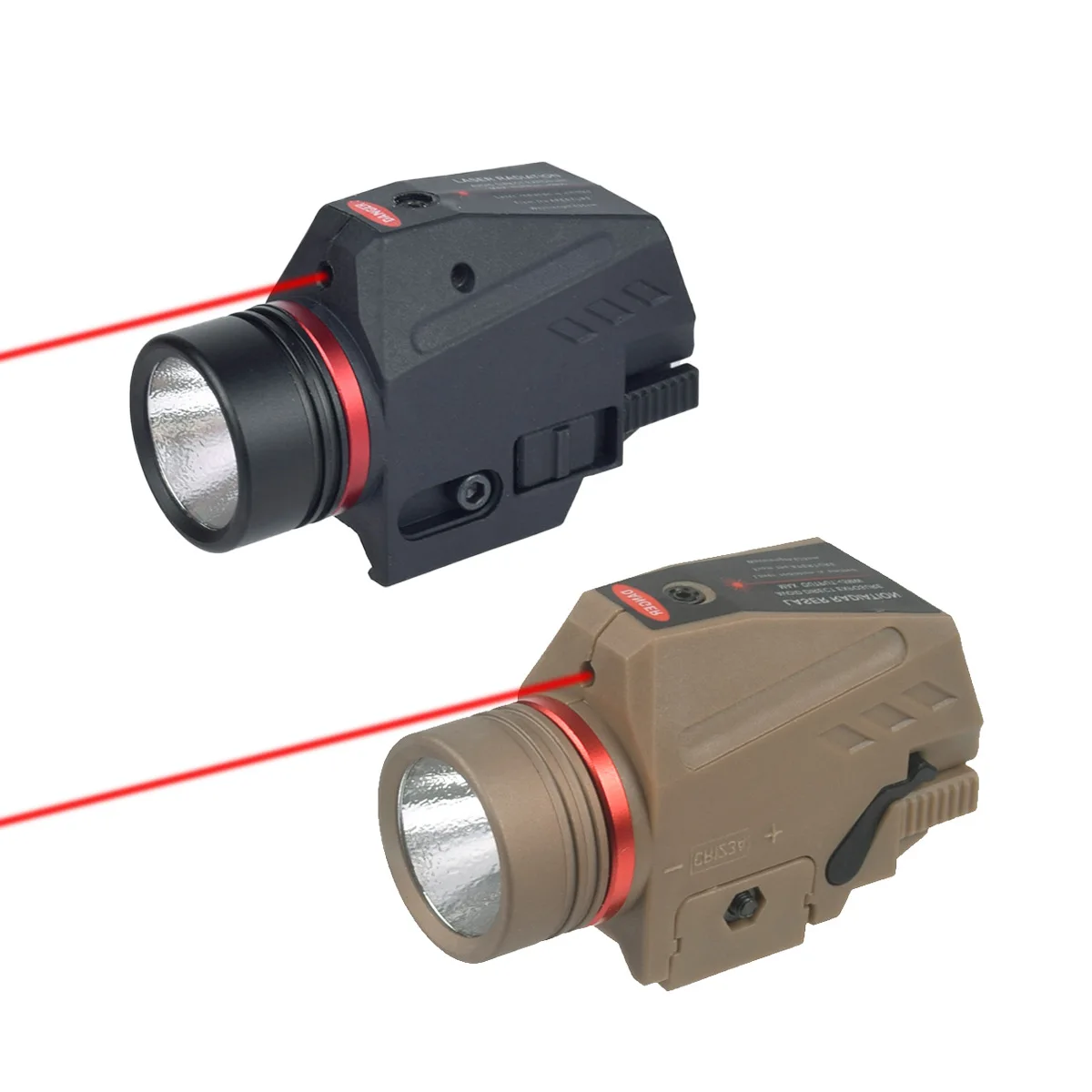 

Тактический лазерный фонарик, интегрированный красным и зеленым светом, подвесной ниже 150 люмен, портативный