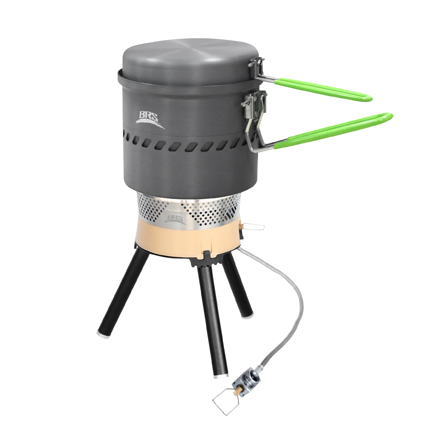 BRS REACTOR Pot and Stove Combine Camping Cookware Set with Quick Heat Technology