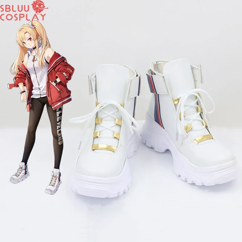 SBluuCosplay Azur Lane Cleveland Cosplay Shoes Custom Made Boots