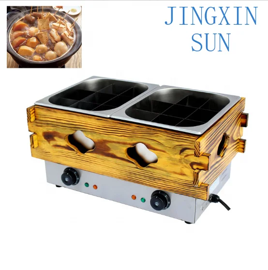 High Output Nine Boxes 18 Boxes Snack Food Oden Cooker/ High Quality Street Snack Cooking Machine