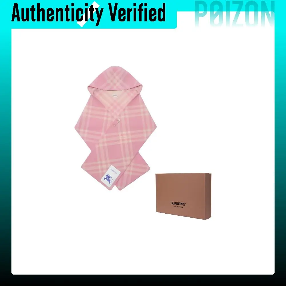 Burberry Sheep Wool, Zinc Alloy, Brass Hoods & Plush Hats Women's Candy Pink 81141361