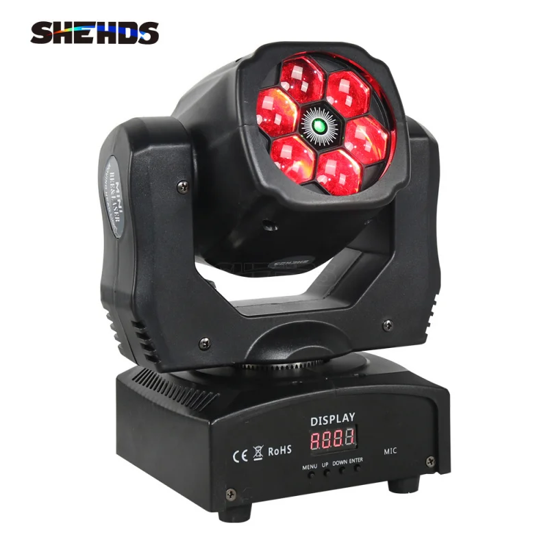 

6pcs Bee Eye Beam Effect Light Full Color Laser Moving Head Light Bar KTV Flash Light Stage Performance Dyeing Light