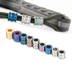 Colorato lega di titanio TC4 coltello perline coltello cordino coltello da campeggio gadget ciondolo Paracord corda coltello EDC Outdoor Multi Tool