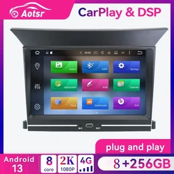Android 13.0 8+256GB CarPlay Stereo For Honda Pilot 2009-2015 Radio Car Multimedia Player GPS Navigation Tape Recorder Head Unit