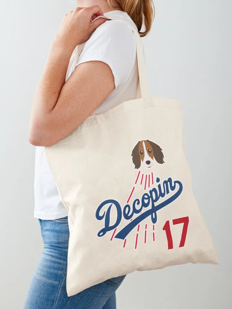 Shohei Ohtani's dog Decopin (Decoy) Tote Bag shopper bag women canvas Big bag ecological bags canvas tote Canvas Tote