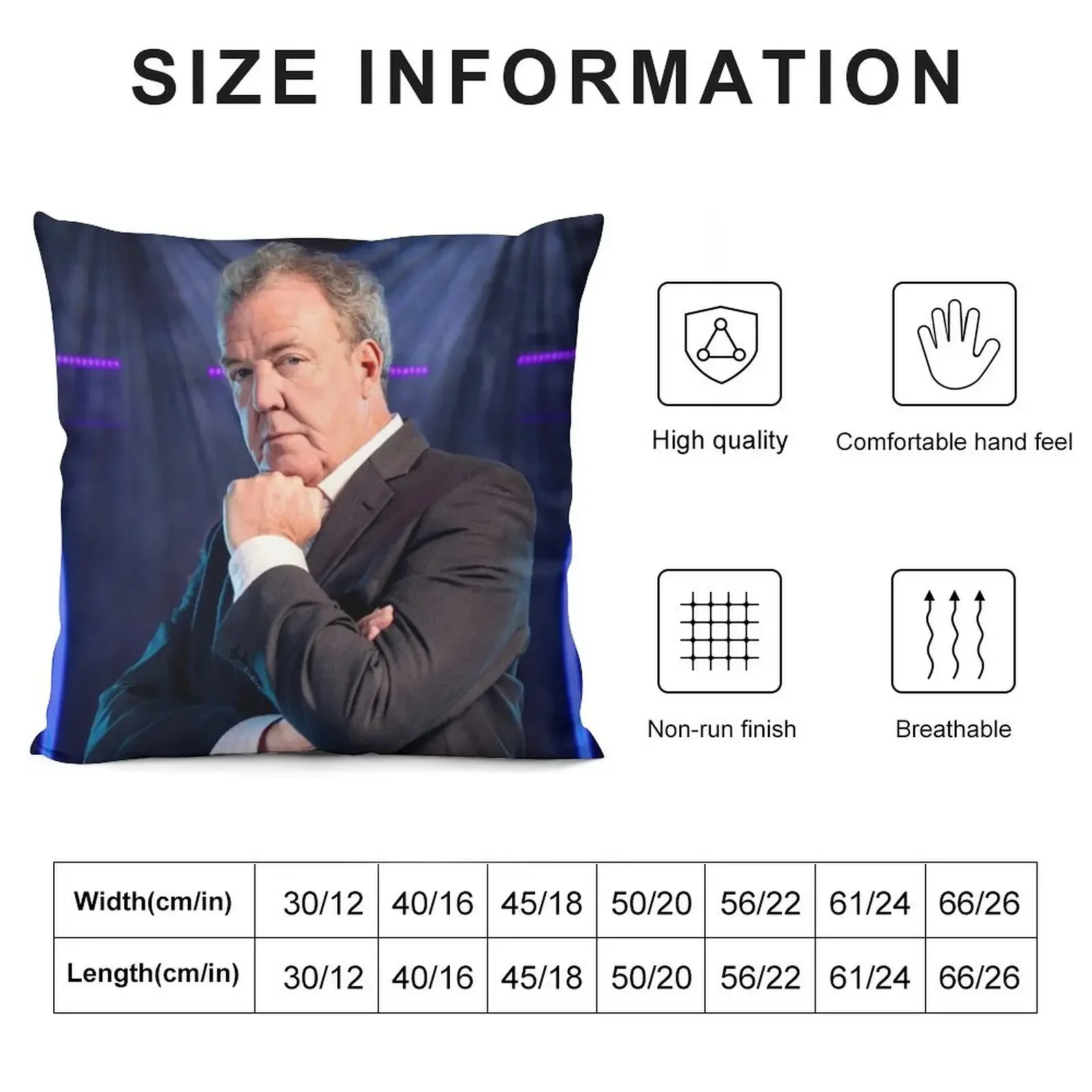 Jeremy Clarkson Throw Pillow Luxury Living Room Decorative Cushions Christmas Pillows pillow