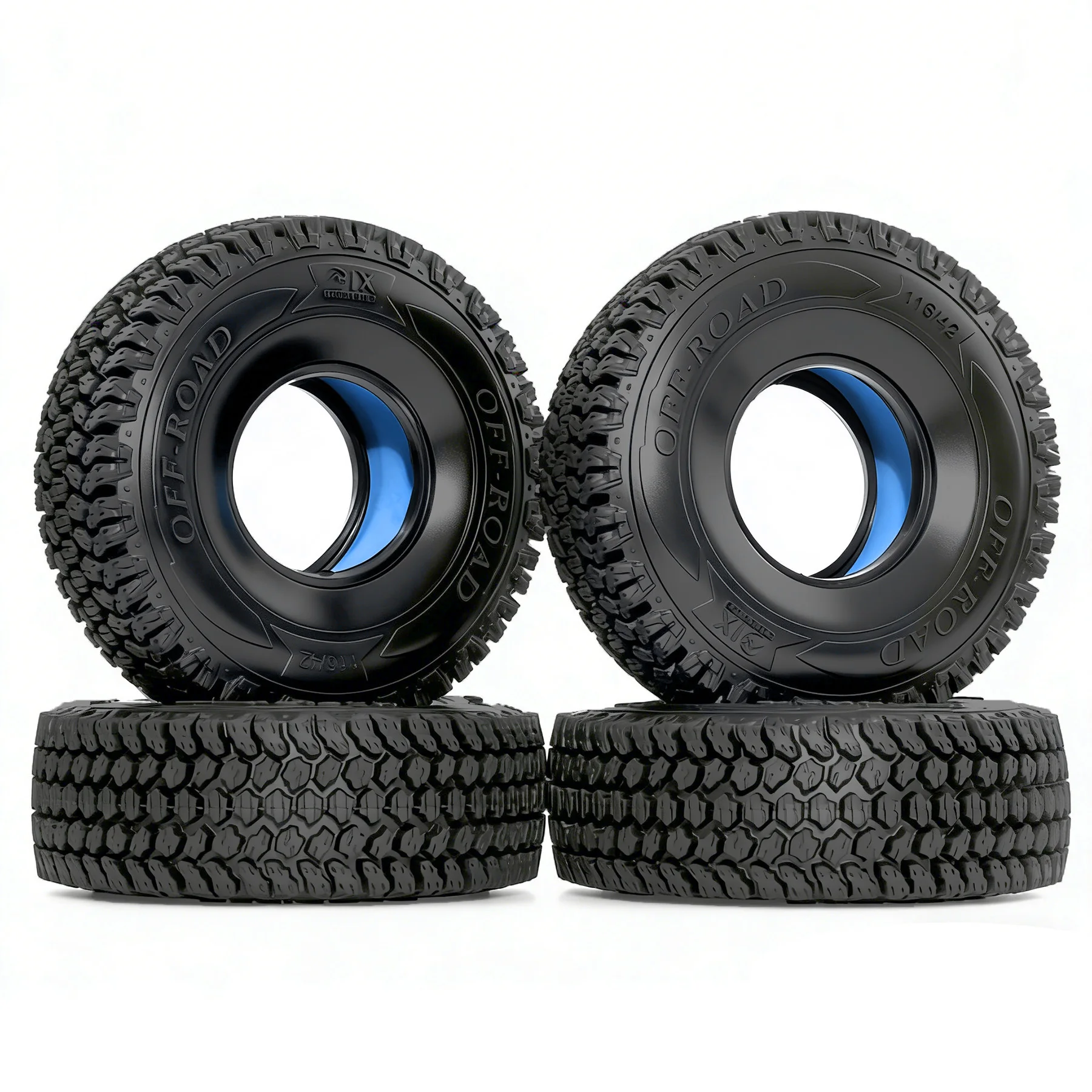 

1.9" RC Crawler Tires With Dual-Stage EVA Foam Inserts For 1/10 Traxxas TRX4 TRX6 Axial SCX10 Rock Crawler Upgrade Hobby Parts