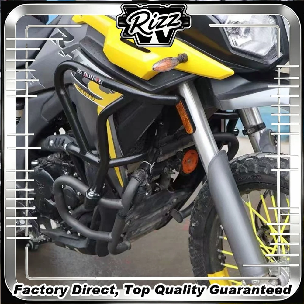 FOR VOGE 300GY Rally Full Surround Crash Bar Integrated Upper Lower Front Guard Full Body Engine Anti-Crash Protector