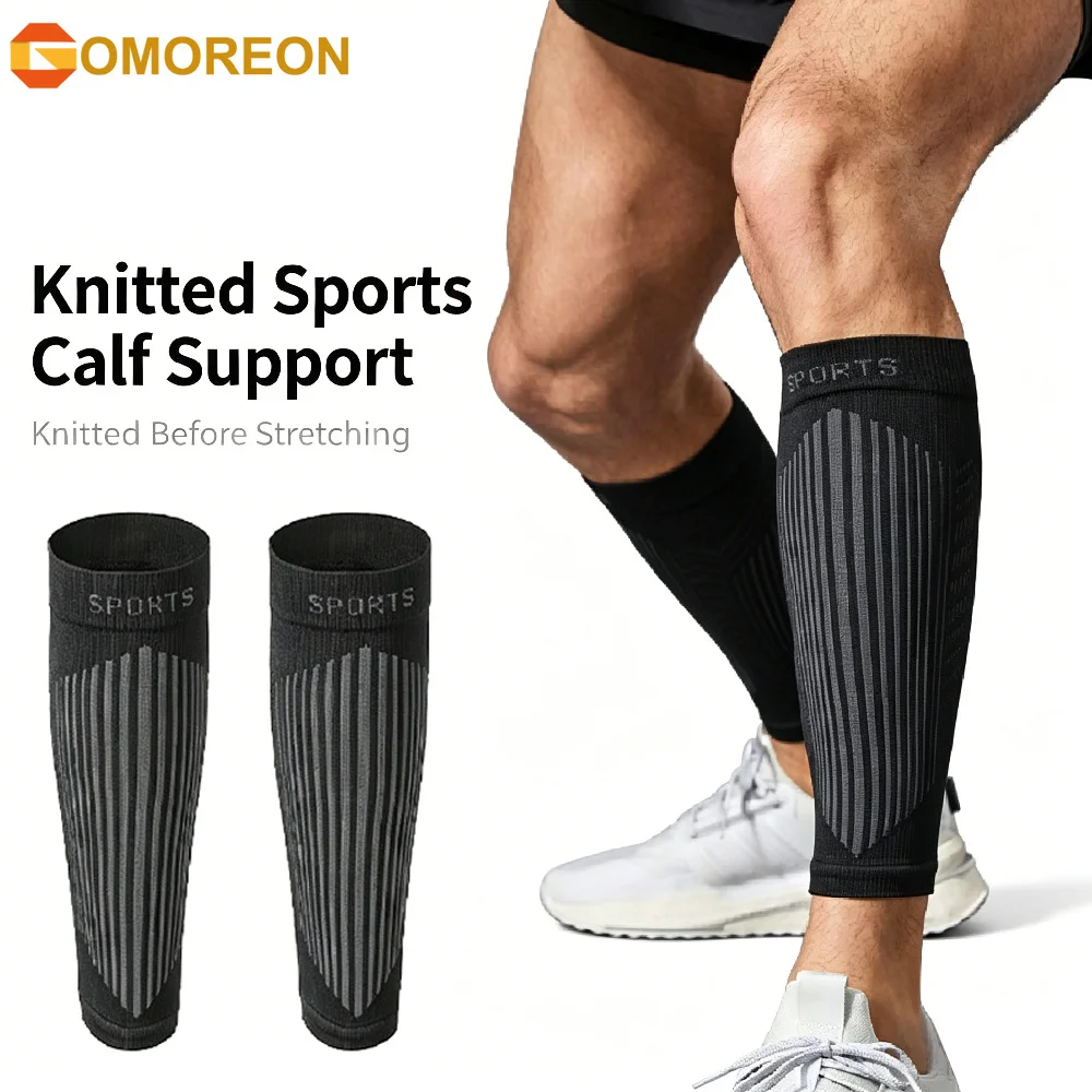 1Pair Calf Compression Sleeves for Men Women - Footless Compression Socks Support for Varicose Veins, Nursing, Pregnancy,Running