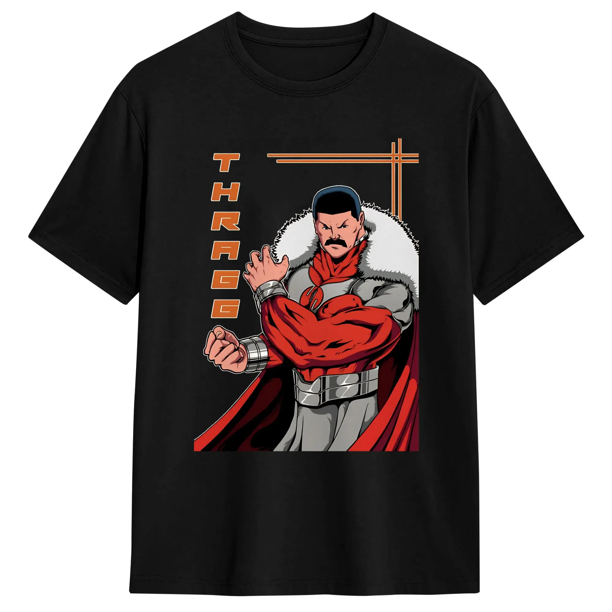 Herren Damen T-Shirt Thragg Invincible T-Shirts Trendiges Sommer-T-Shirt Ästhetische Kleidung aus reiner Baumwolle Plus Size 5XL