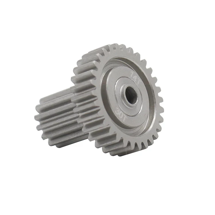 HOT RACING Aluminum Counter Gear 30T-14T Hard Anodized for Tamiya T3-01 1/10 RC Drift Rear Gearbox Upgrade