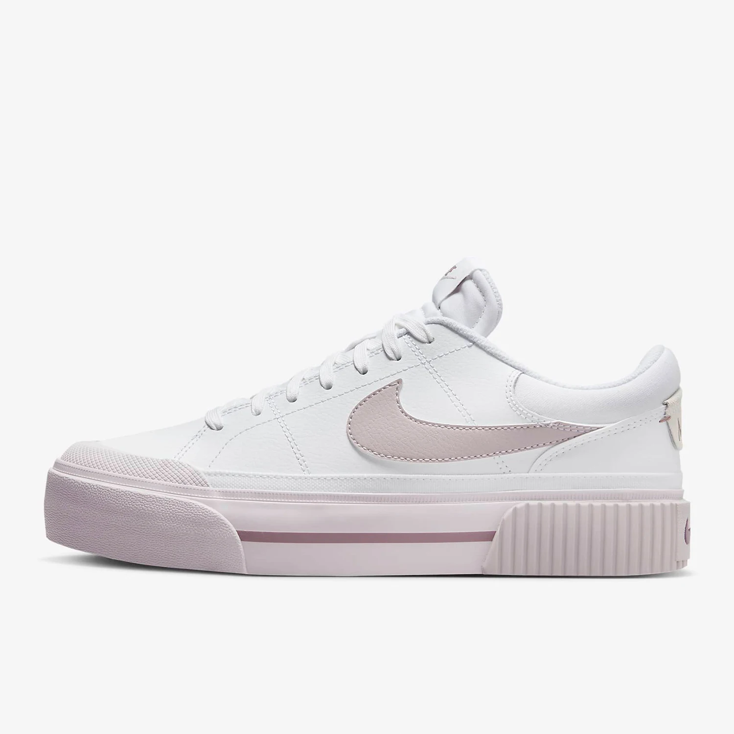 Oryginalne damskie sneakersy Nike z grubą, odporną na ścieranie podeszwą, niskie, codzienne, model DM7590-105, nowość 2024.