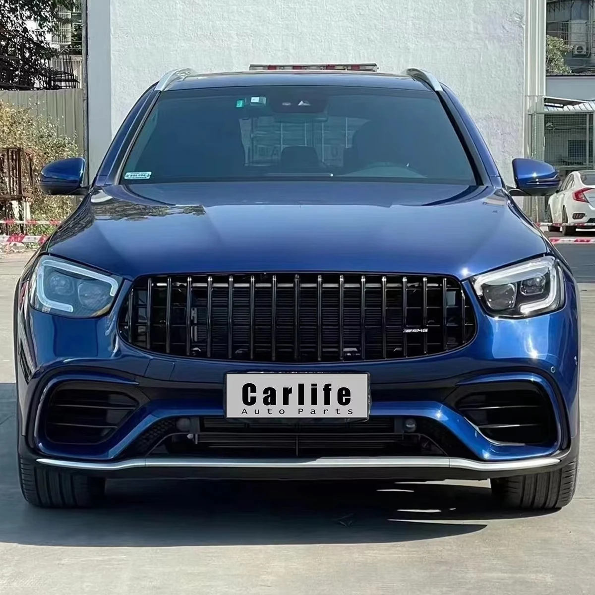For  Benz GLC Class X253 2015-2019 Change to 2020+ Look Like Bumpers Grille Full Body Kits.