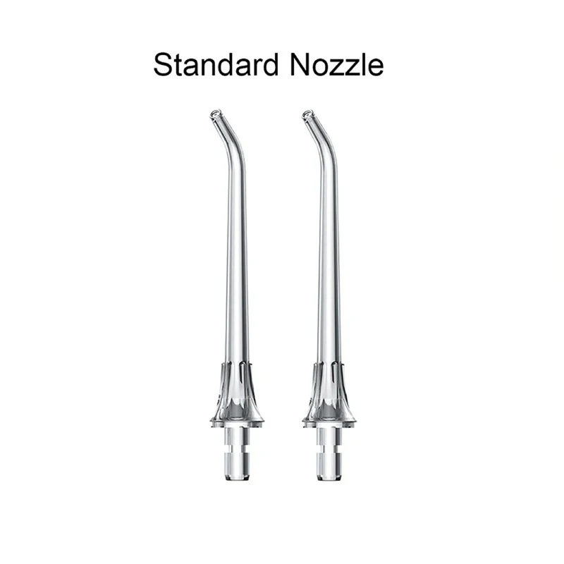 Ersatz-Wasserflosser-Düsen für XIAOMI Mijia Munddusche, alle Modelle, Waterpick Standard/ kieferorthopädische Nachfüllspitzen, 2 Stück – Detail 2