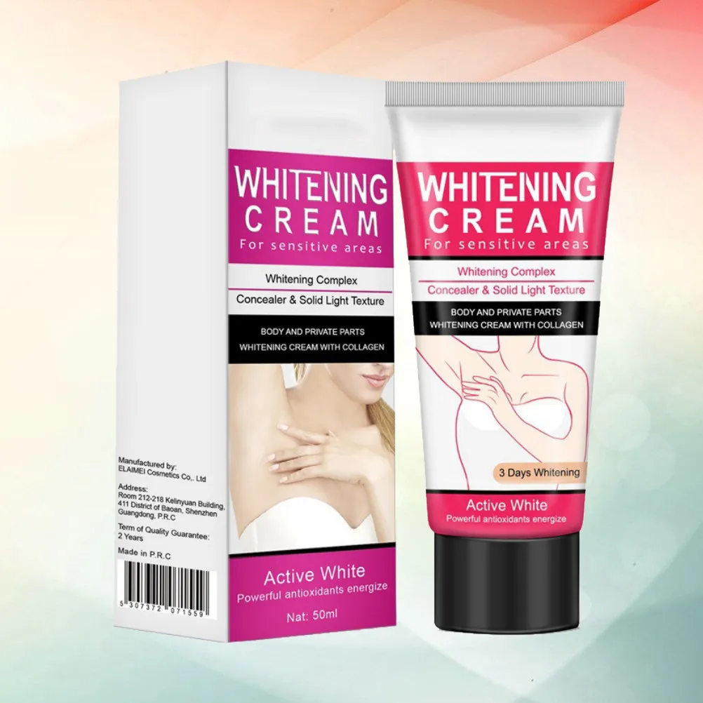 

60Ml Armpit Whitening Cream for Women Body Brightening Formula Sweat Proof Odor Control Skin Safe Fast Absorbing Lady Whitening