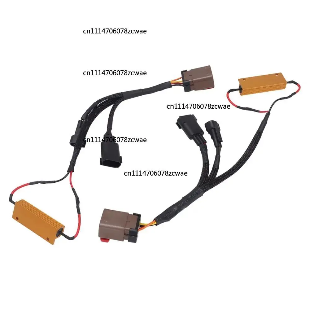 US 7 Pin Trailer Female Harness, 7Pin Towing Plug Connector, Auto Trailer Wiring Cable Accessories