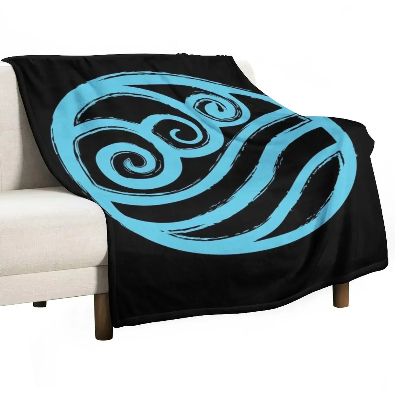 Water Nation Classic . Throw Blanket Long Lasting Soft Plush Blanket for Daily Use