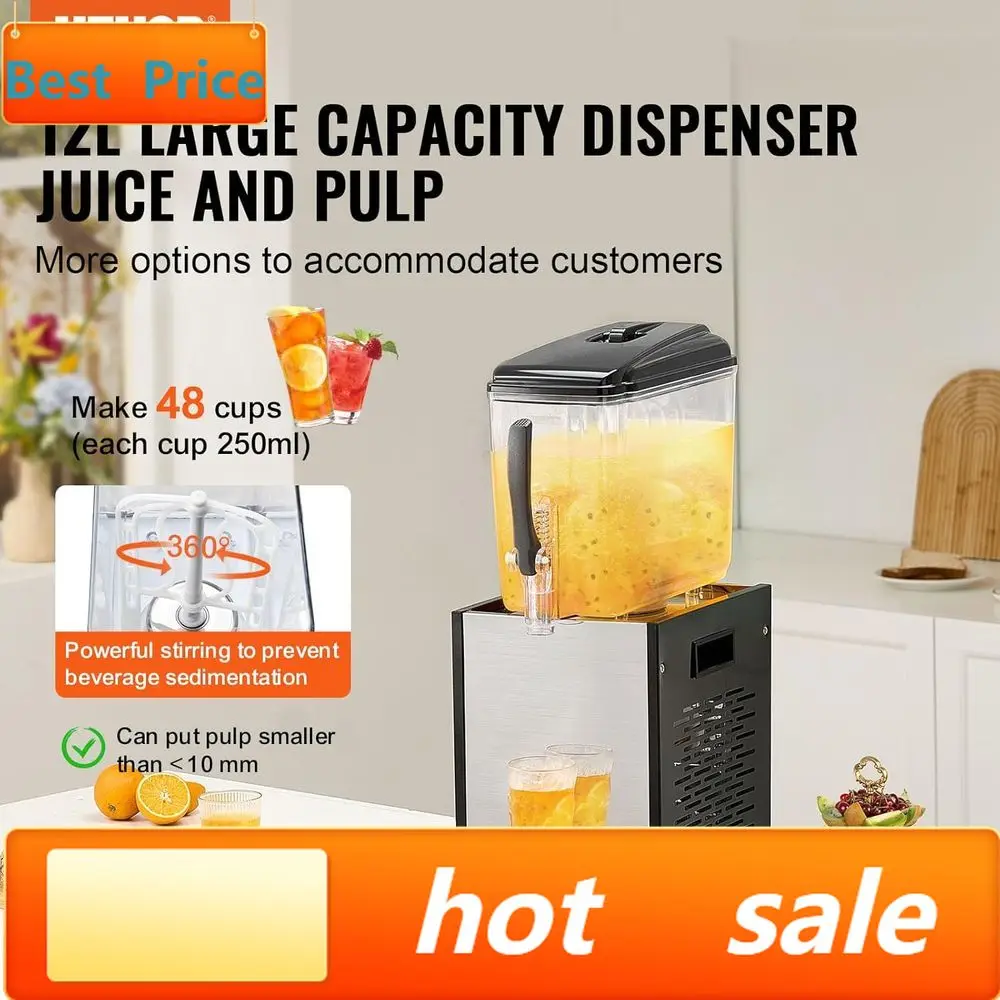 

Акция: Диспенсер для напитков из нержавеющей стали 12 л/12,7 кварты с 45-летним опытом на рынке ° -54 ° Система контроля температуры для холодного чая и прохладных напитков, идеально подходит для