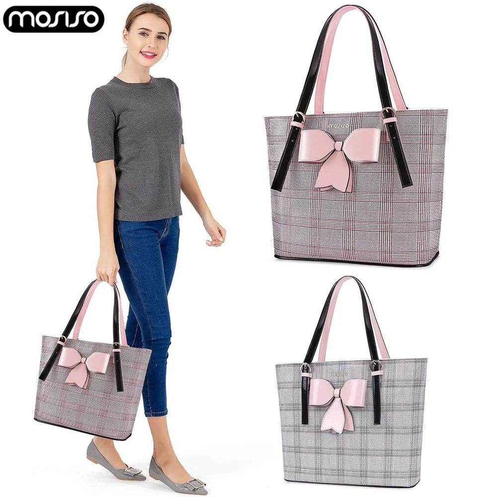 Fashion PU Leather Laptop Tote Bag for MacBook Air 15 inch M2 A2941 13 14 15 16 17 inch Large Capacity Work Briefcase Handbag