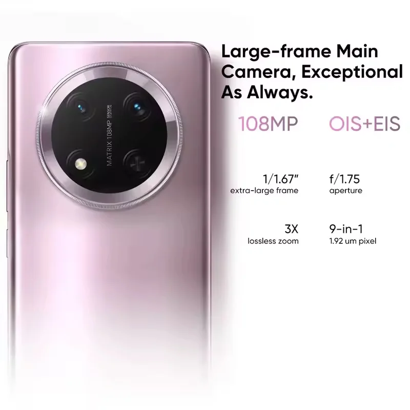 Global Version HONOR X9c  5G Mobile Phone 6600 mAh Battery 6.78 Inches 120 Hz AMOLED Drop-Resistant Display 108MP Main Camera