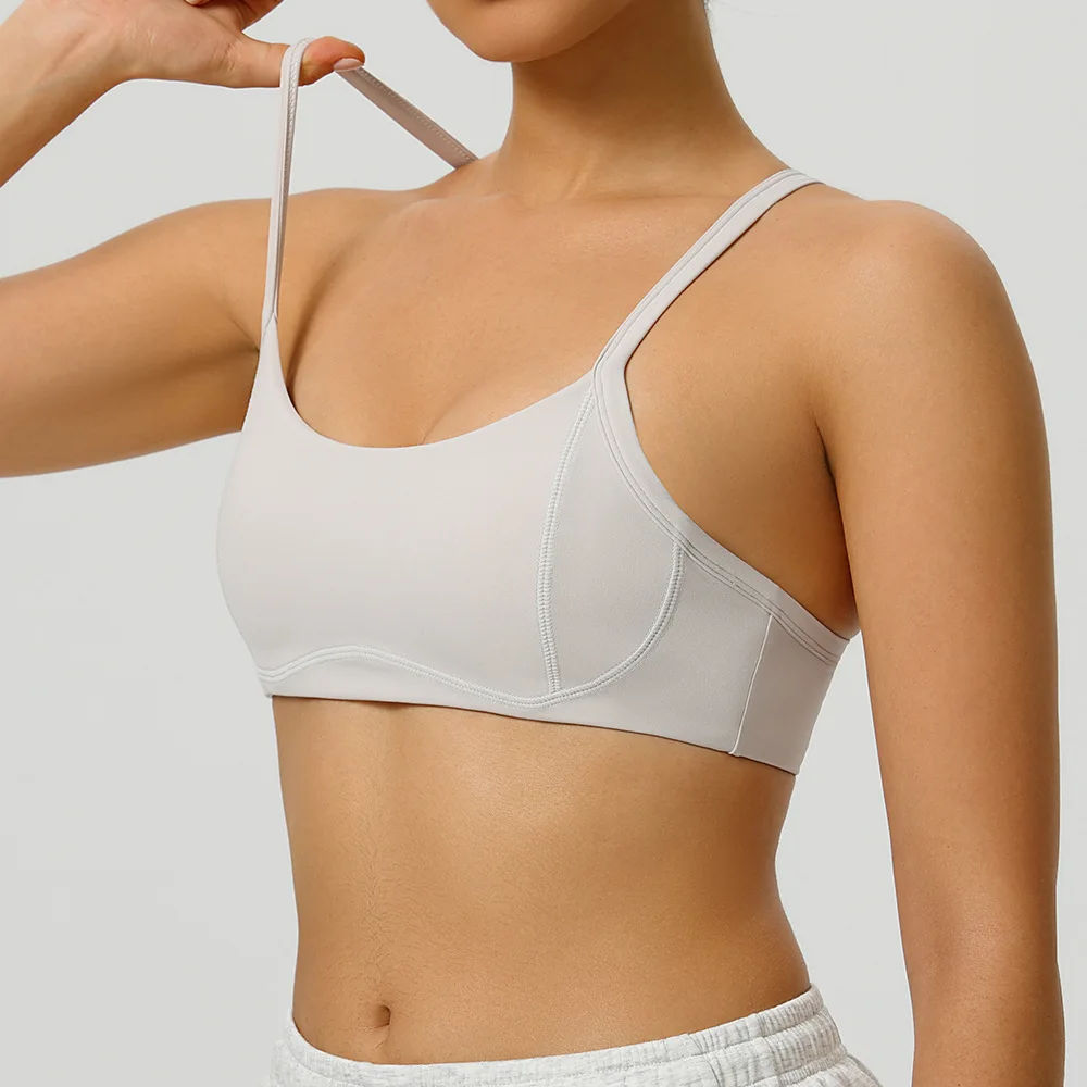

Fitness Women's Sports Bra - High Impact Support, Breathable & Quick-Dry Yoga Running Workout Top with Back Design Gym Wear