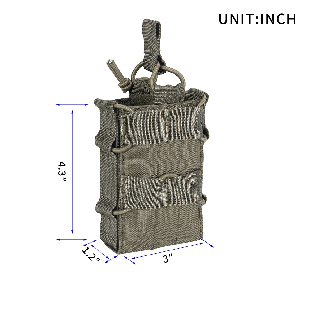 EXCELLENT ELITE SPANKER M4 Magazine Pouch Tactical  Single Mag Bag Molle Flashlight Pouch Holder Hunting Gun Pouch Accessory