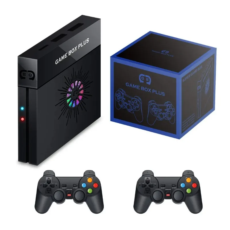 Through the magic box X6S game console TV home 4K high definition PSP God of War N64 3D arcade double battle wireless