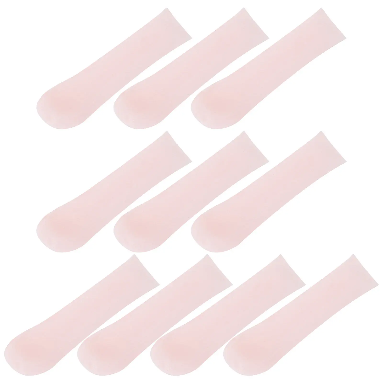 Replacement Ear Spoon Sleeves 10pcs Soft Silicone Ear Cleaning Cover for Safe Wax Removal Visible Ear Pick Protector