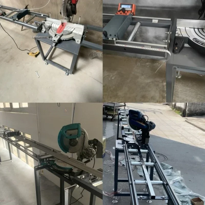 Aluminum Alloy Feeding Rack, Cutting Machine Feeding Rack, Pipe Cutting Machine Positioning Rack, Cutting Table Digital Display
