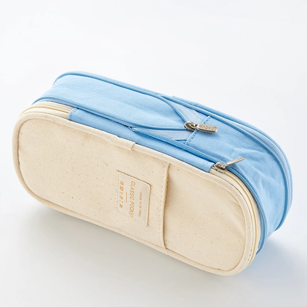 

Large Capacity Bag Multifunctional Pencil Case Office Stationery Storage
