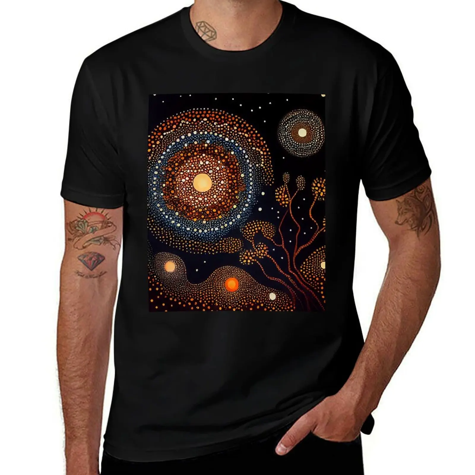 Alice Springs #11 T-Shirt Basic Short Sleeve Cotton Blend T-Shirt
