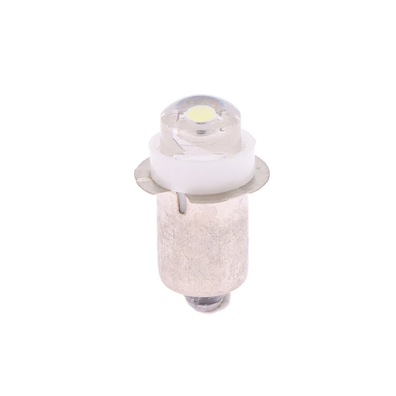 V-shaped Notch LED For Focus Flashlight Replacement Bulb P13.5S PR2 1W Led Torch Work Light Lamp DC 2.2-2.5V White