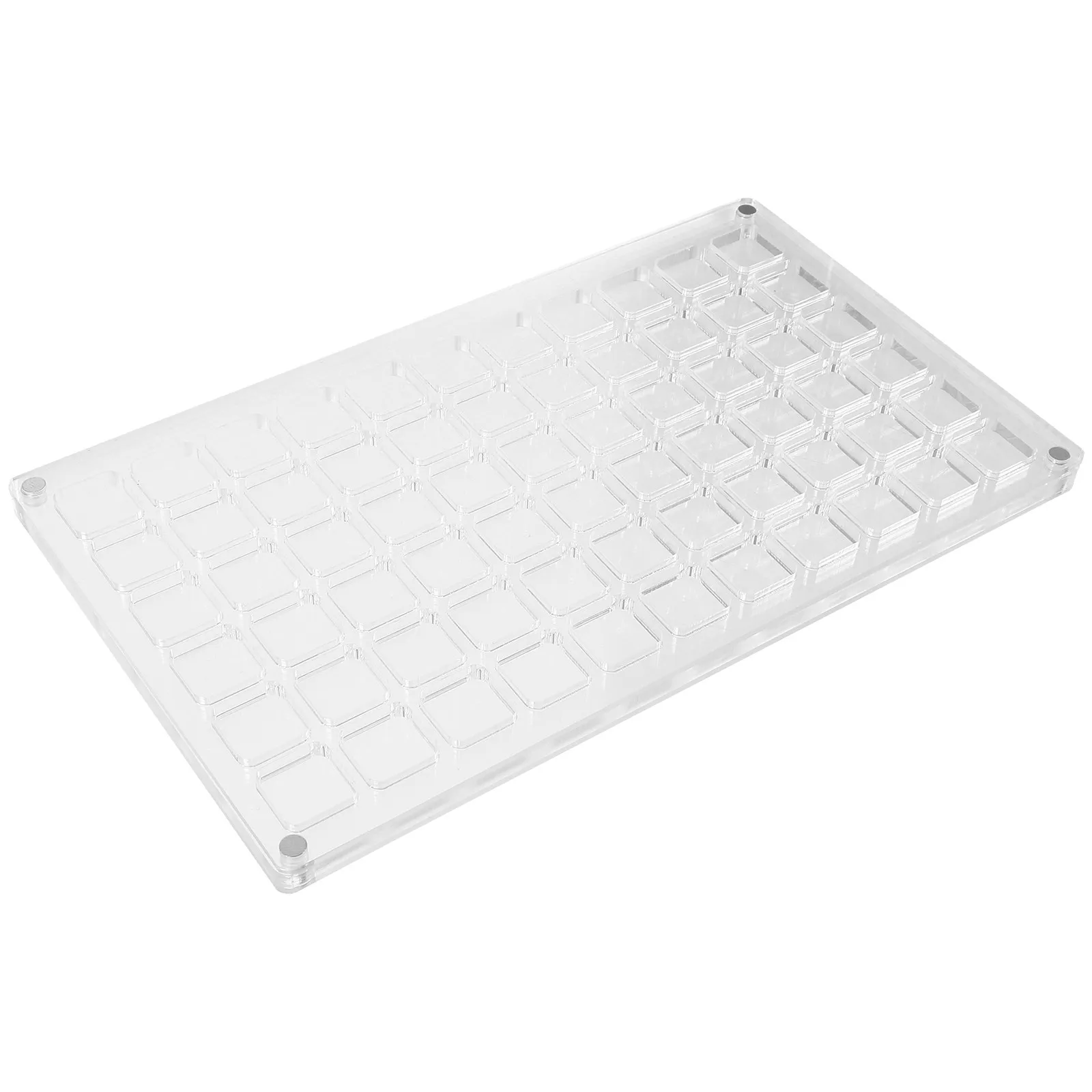 

Органайзер для украшений для ногтей, 36 отделений, акриловый прозрачный прямоугольный контейнер для хранения, для страз и бусин для нейл-арта